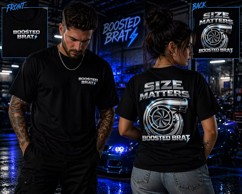 The Boosted Brat crew at their event booth in Boosted Brat gear