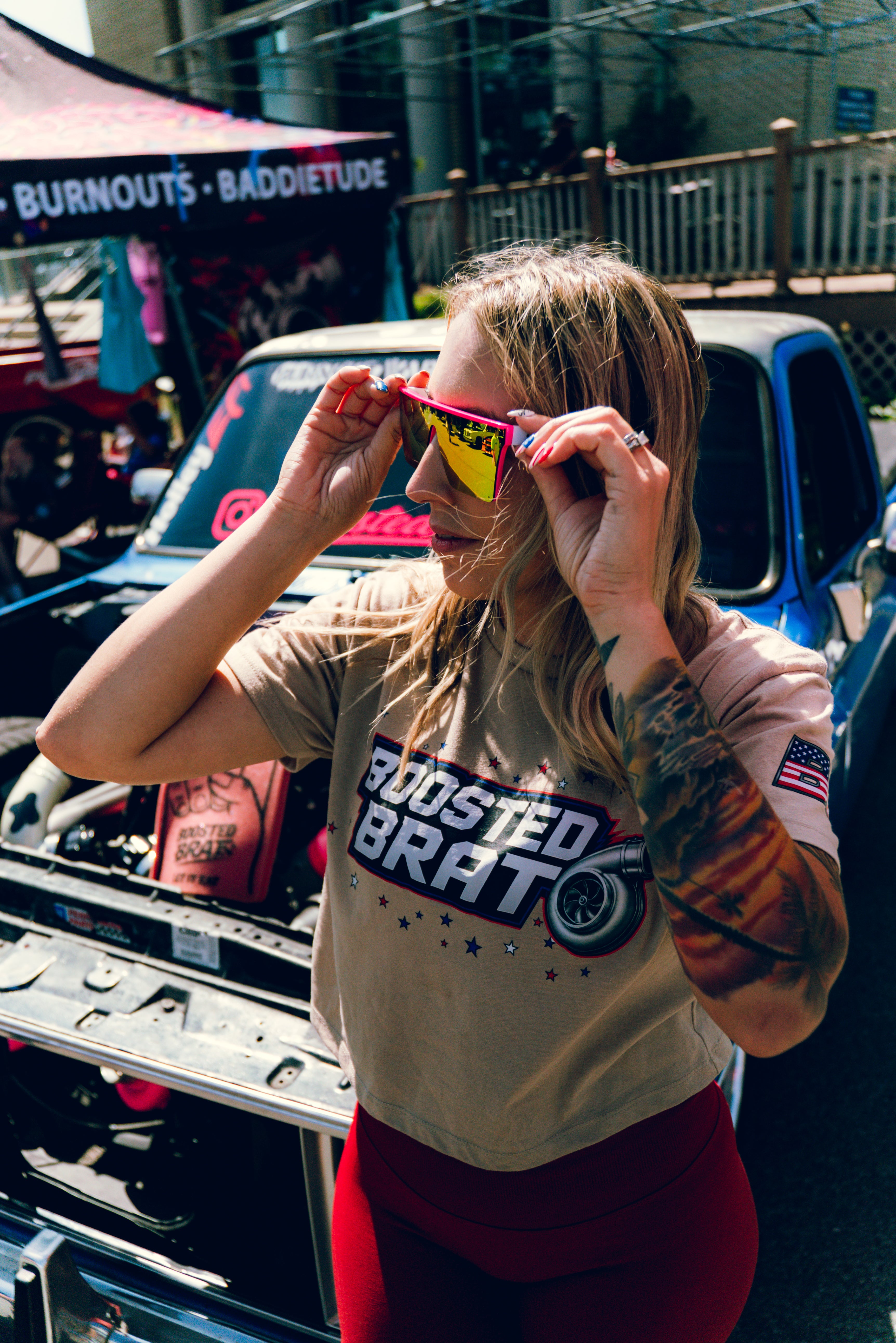 All-American Boost Crop Tee