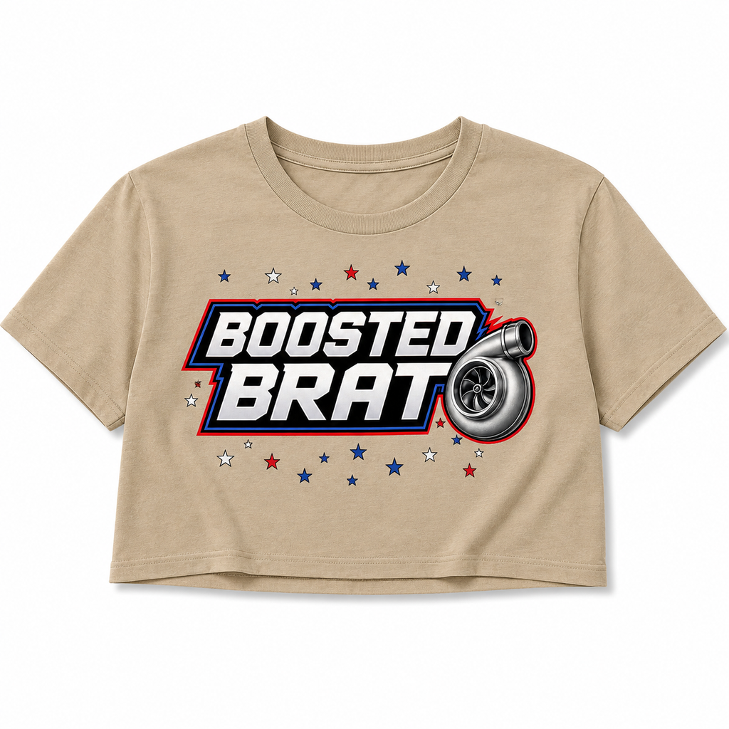 All-American Boost Crop Tee