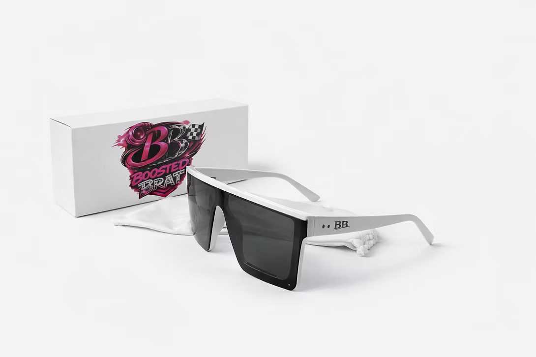White Frame Sunglasses